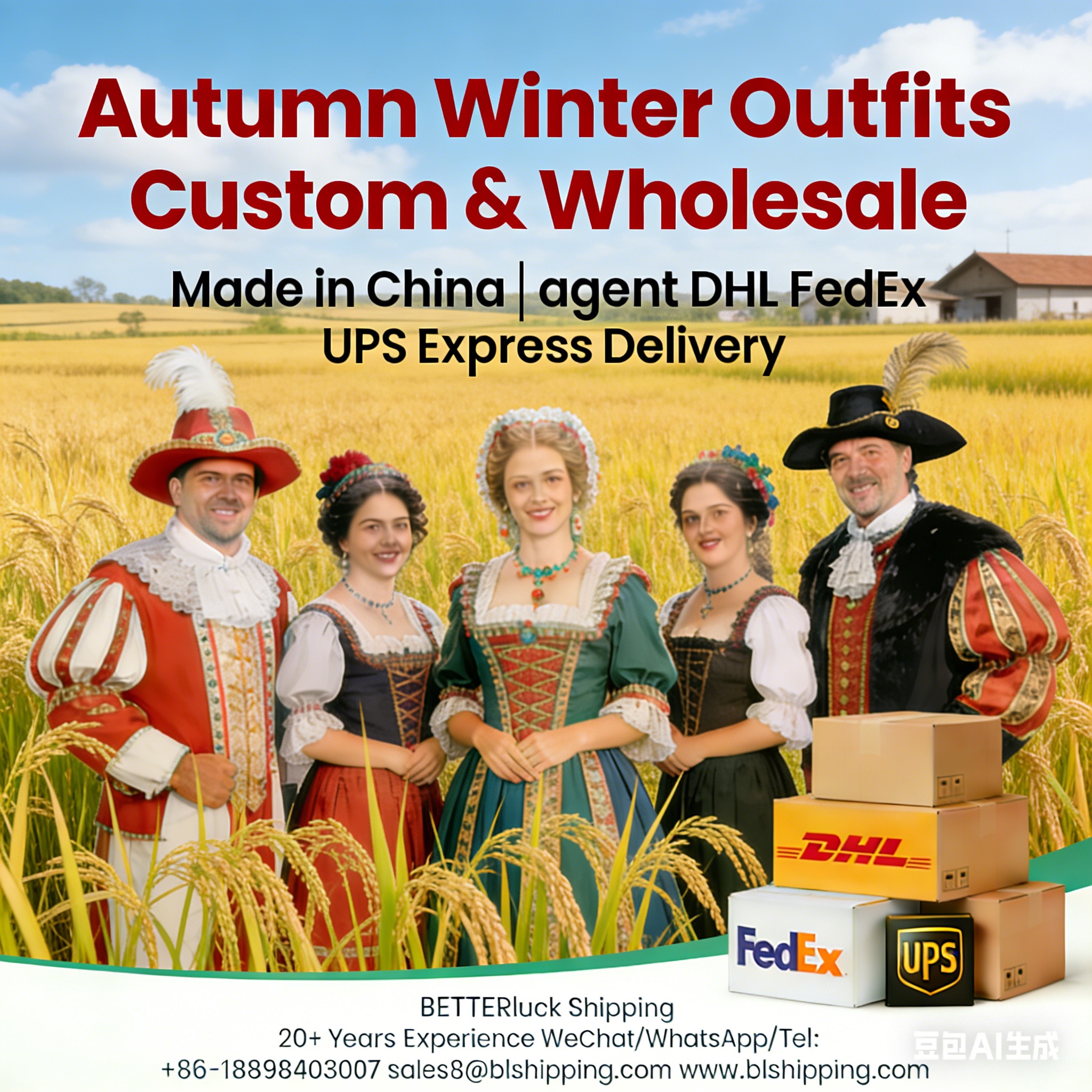 Autumn Winter Outfits China air courier express delivery fast