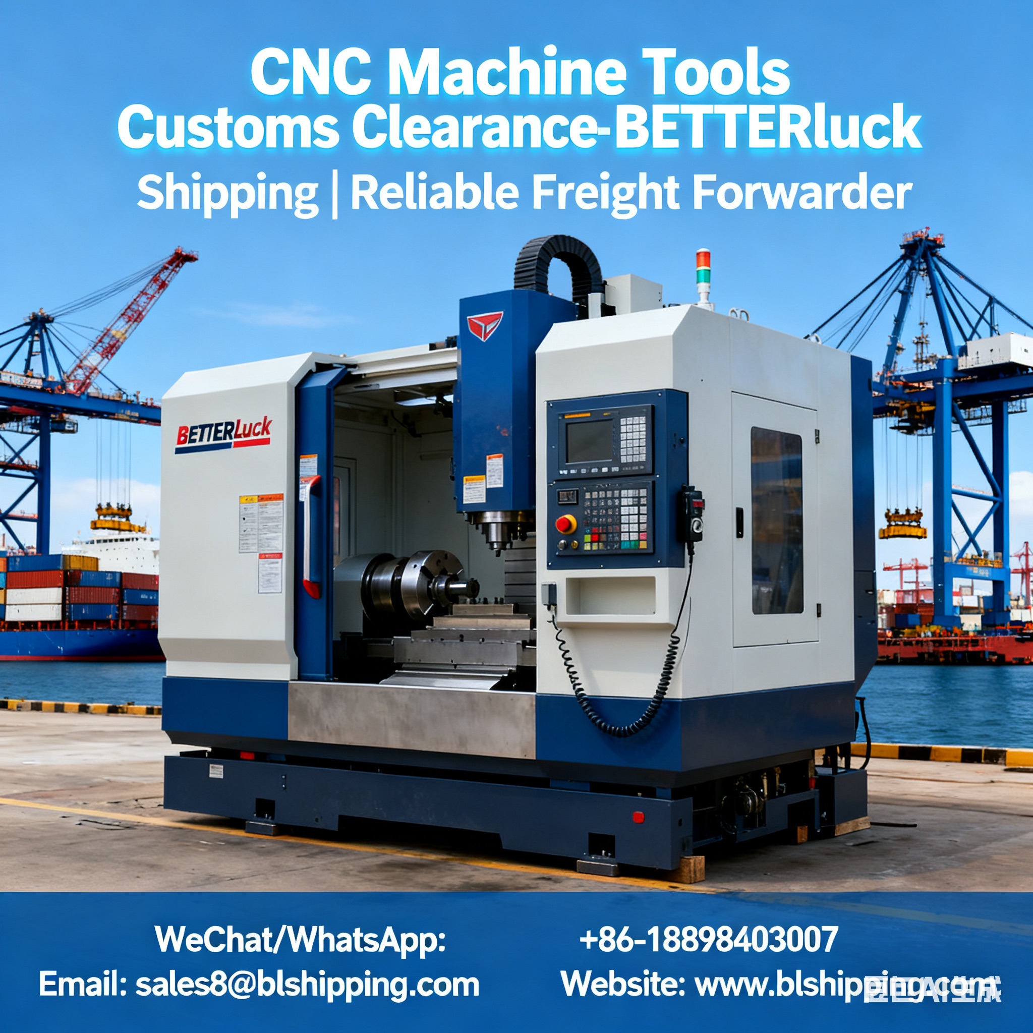 CNC Machine Tools Customs Clearance China Shipping agent