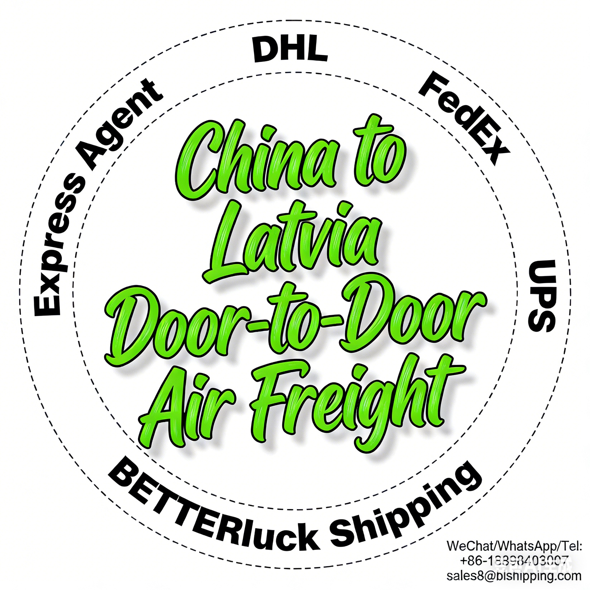 China to Latvia Door-to-Door Air Freight Express Delivery Agent