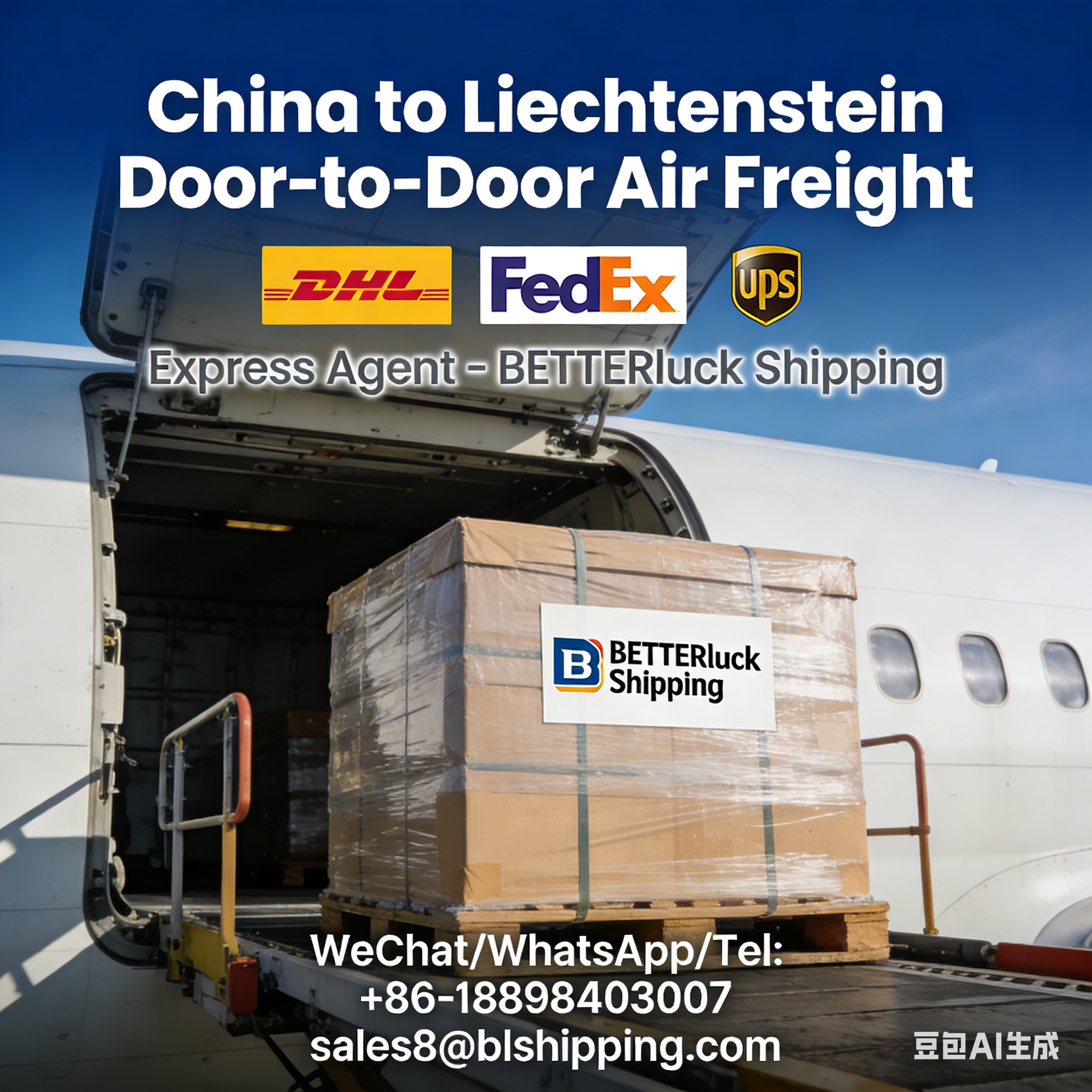 China to Liechtenstein Door-to-Door Air Freight Express Agent