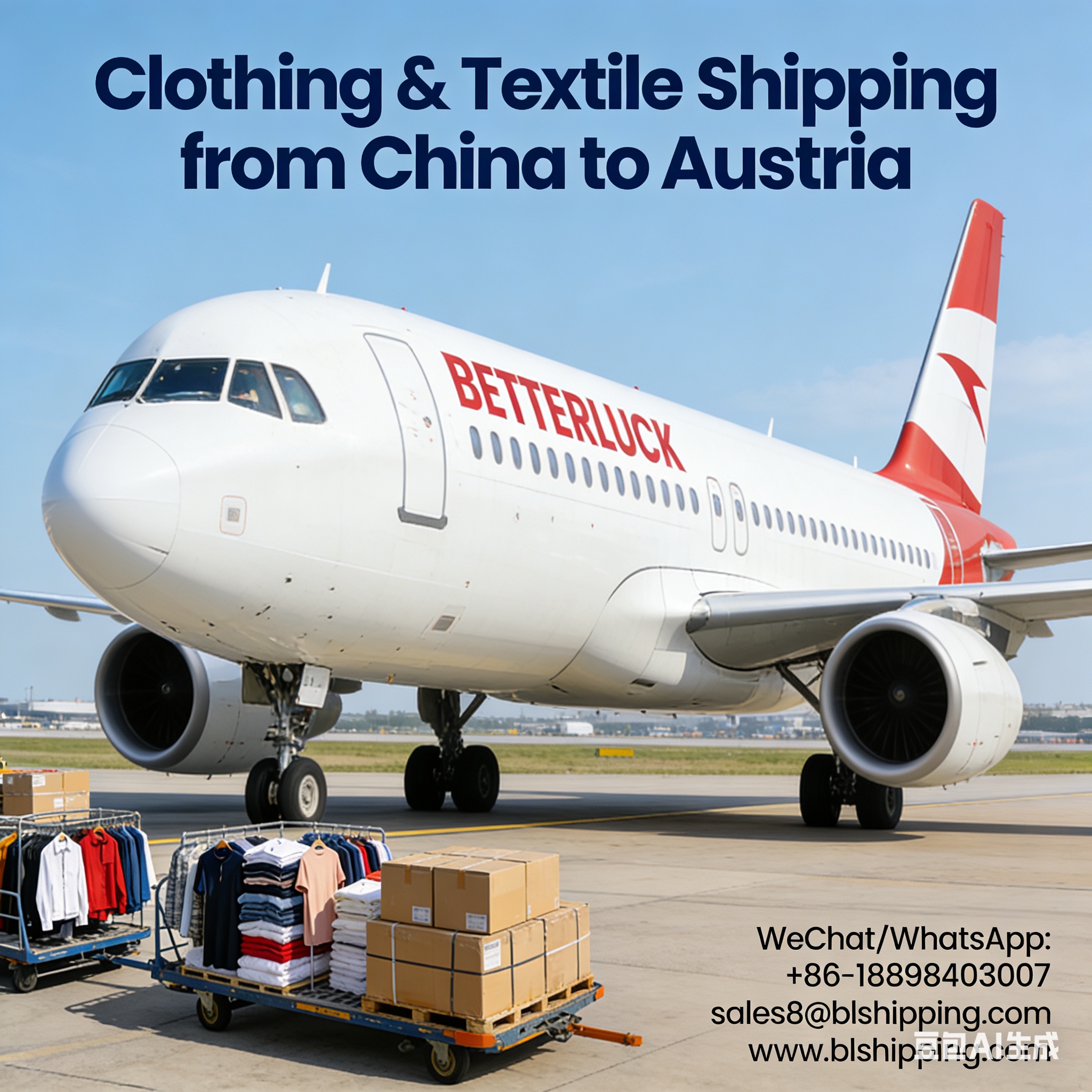 Clothing Shipping from China to Austria Express Air Freight Agent