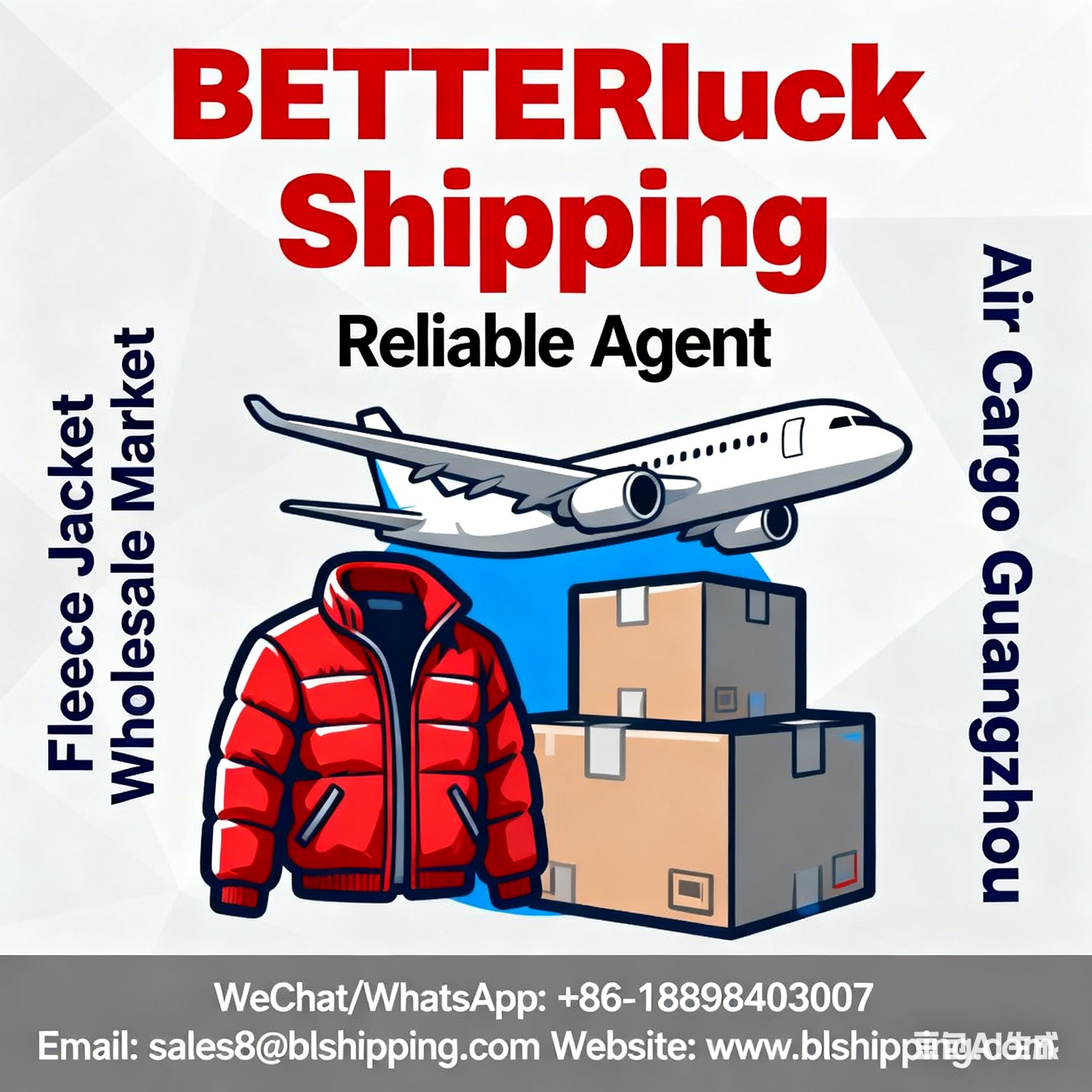 Fleece Jacket wholesale Air Cargo Guangzhou reliable agent