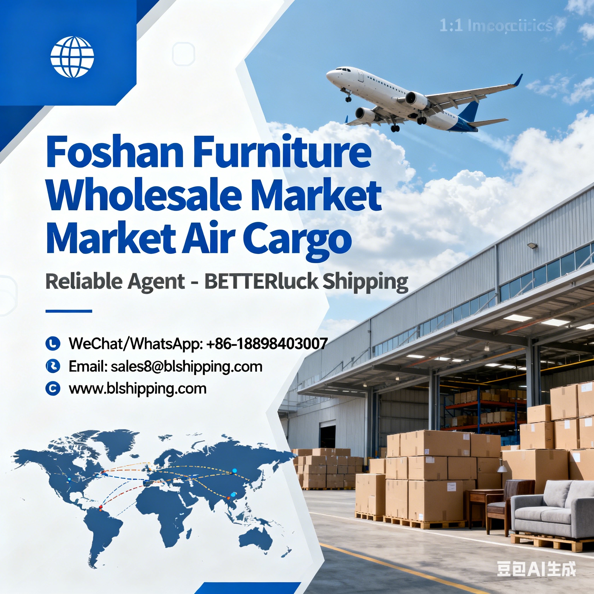 Foshan Furniture Wholesale Market Air Cargo Agent Reliable