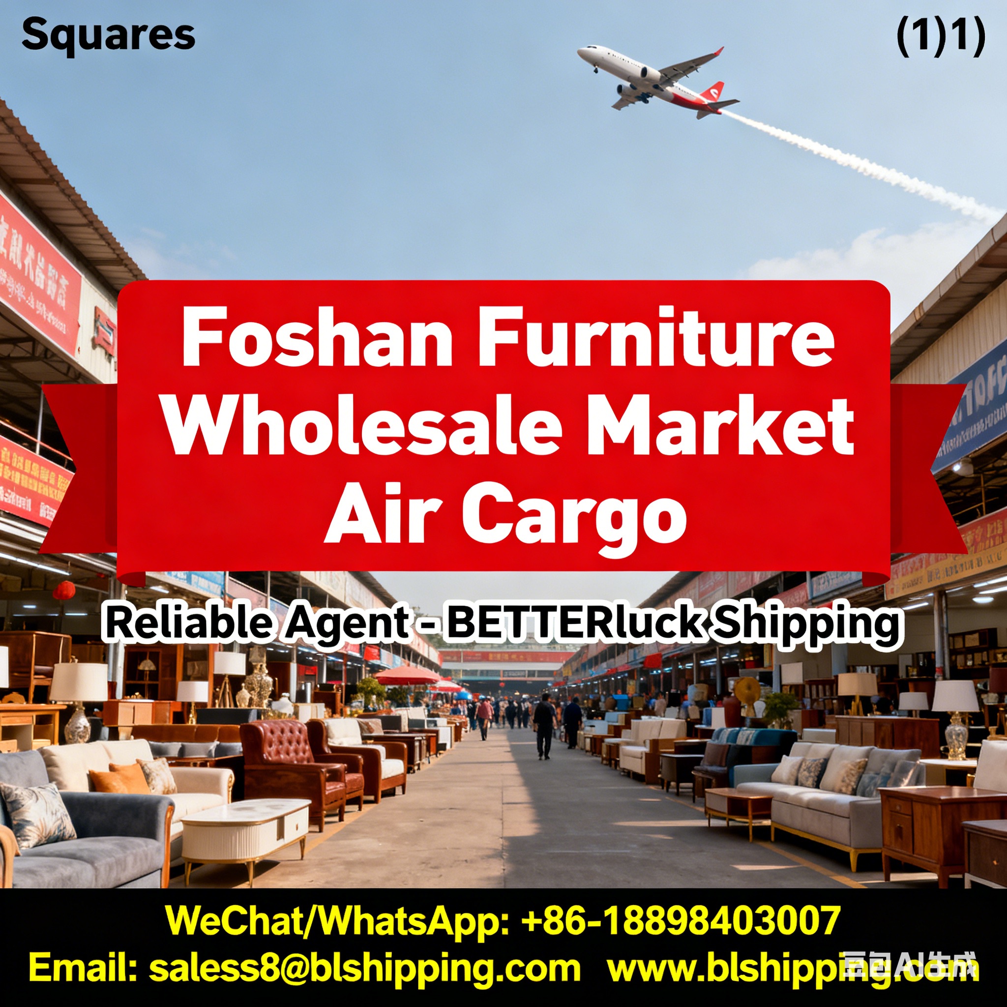 Foshan Furniture Wholesale Market Air Cargo Reliable Agent
