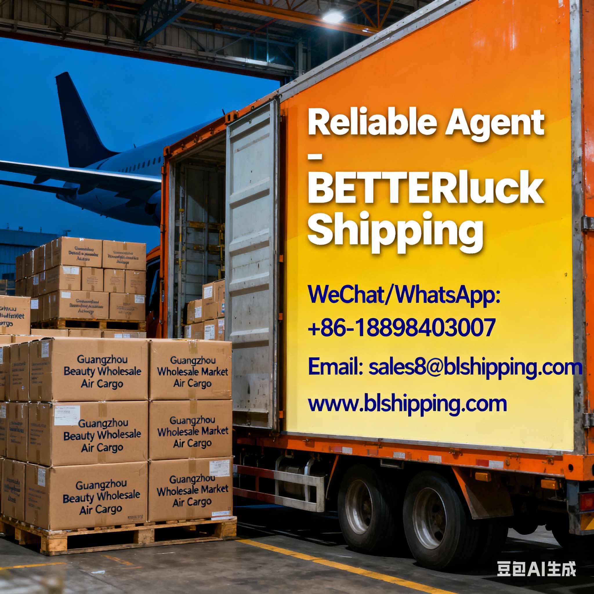 Guangzhou Beauty Wholesale Market Air Cargo Reliable Agent