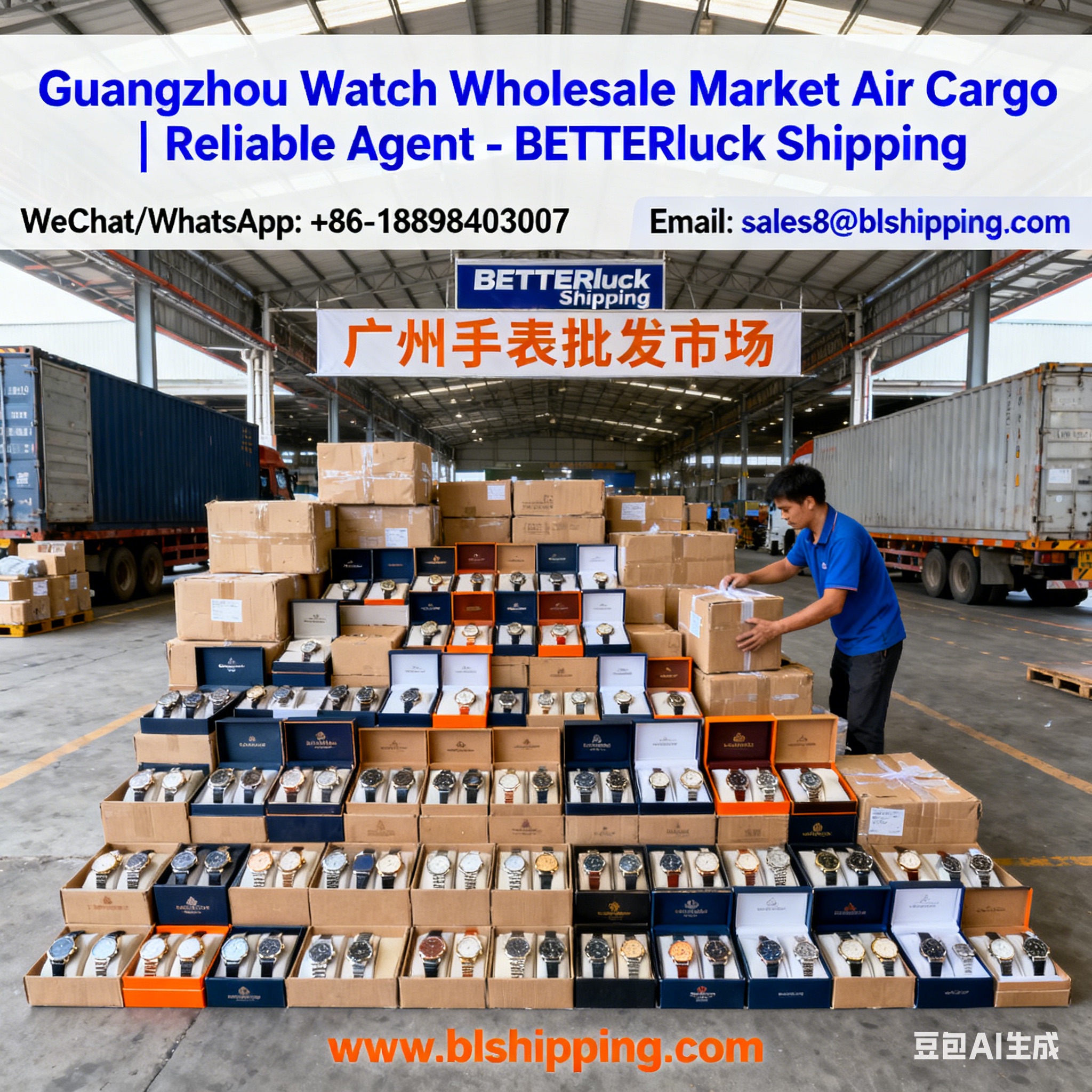 Guangzhou Watch Wholesale Market Air Cargo Reliable Agent