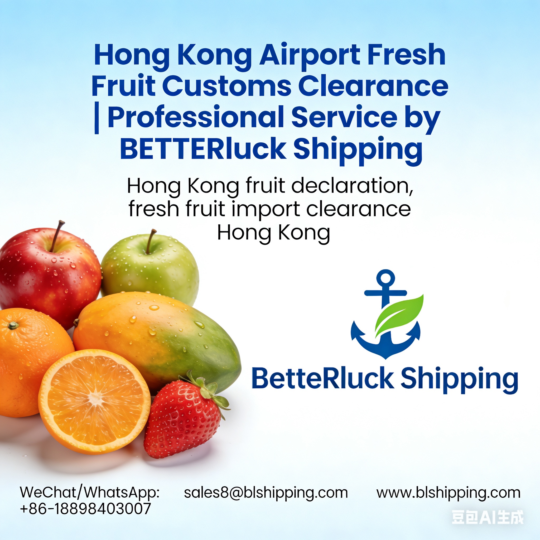 Hong Kong Airport Fresh Fruit Customs Clearance Service