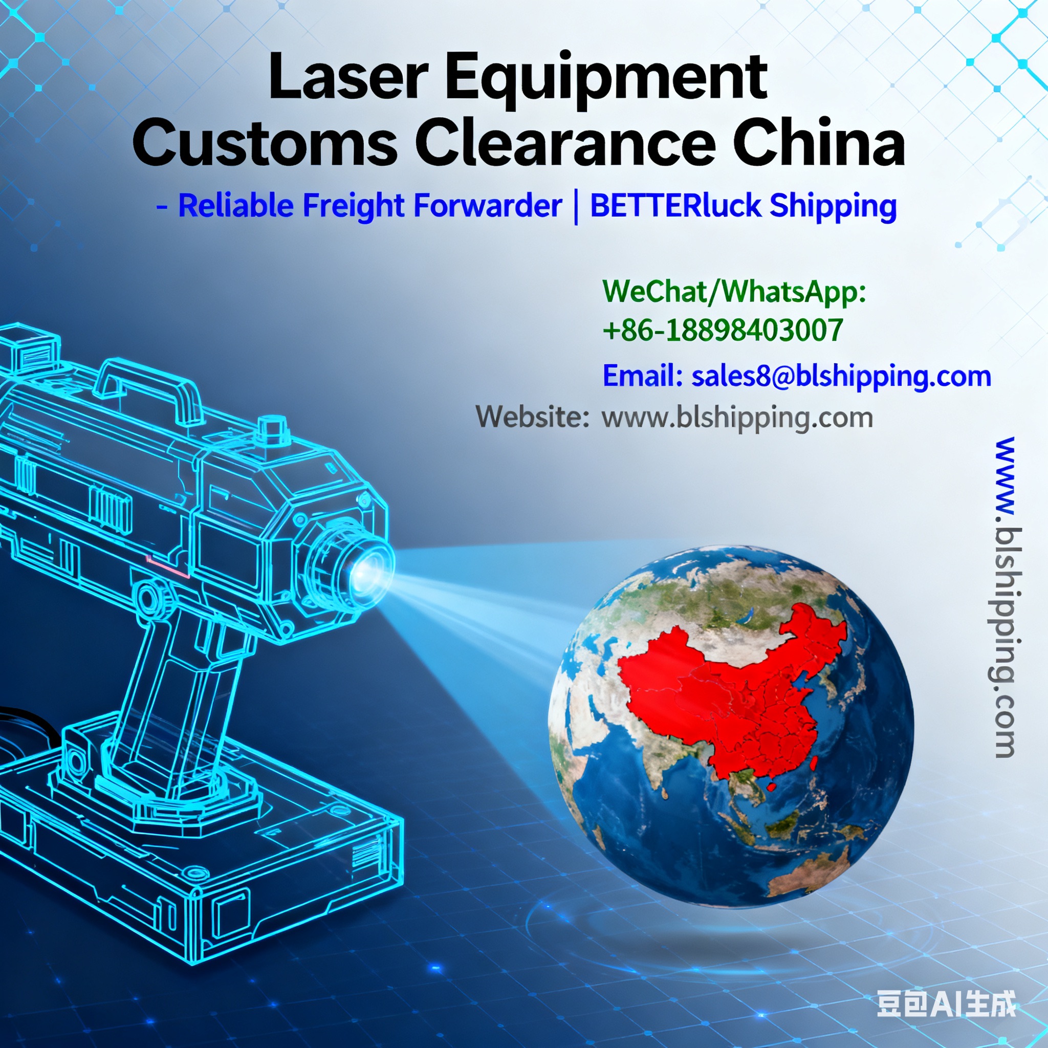 Laser Equipment China Freight Forwarder Customs Clearance