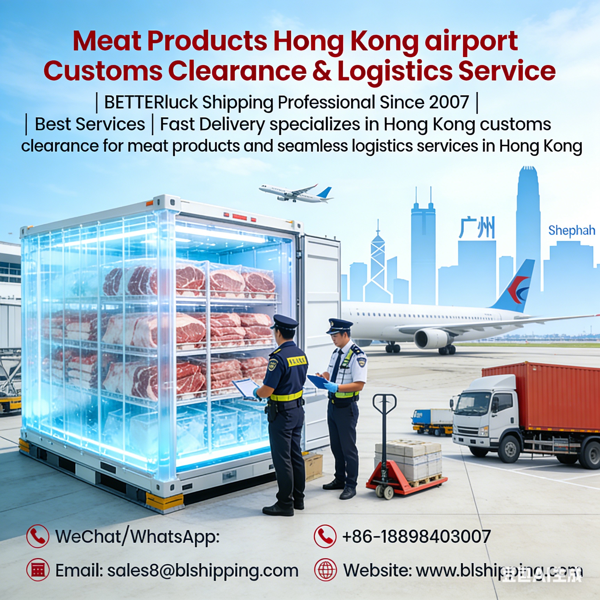 agent Meat Products Hong Kong Customs Clearance Logistics