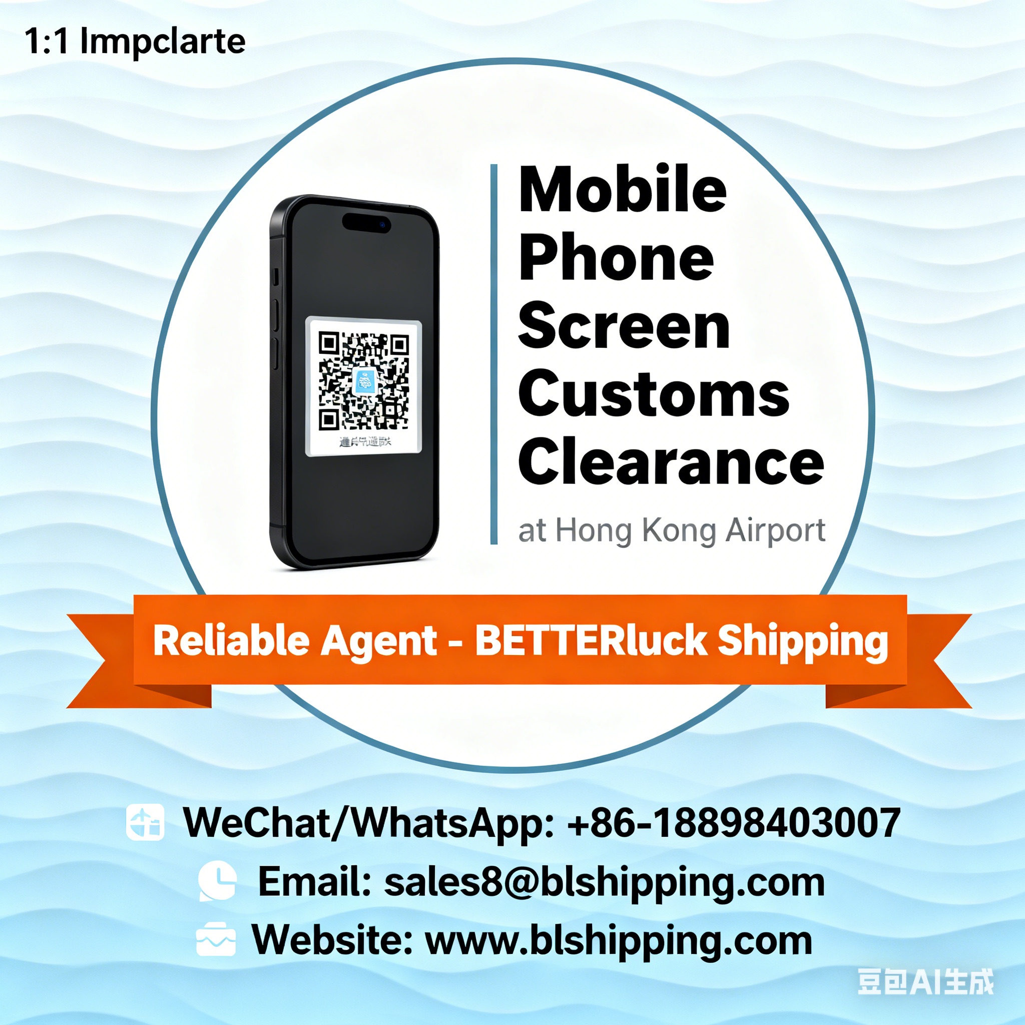 Mobile Phone Screen Customs Clearance at Hong Kong Airport