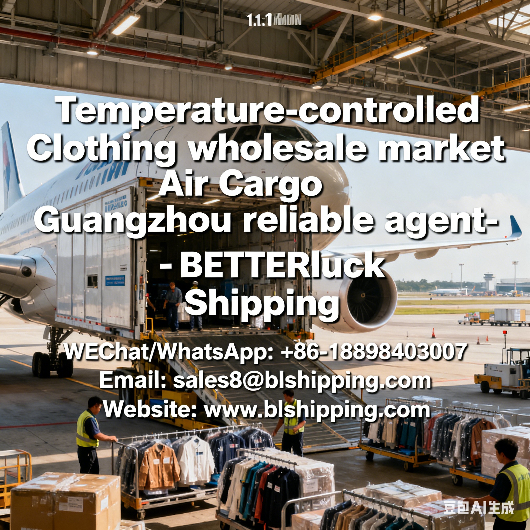 Temperature-controlled Clothing wholesale Air Cargo Guangzhou