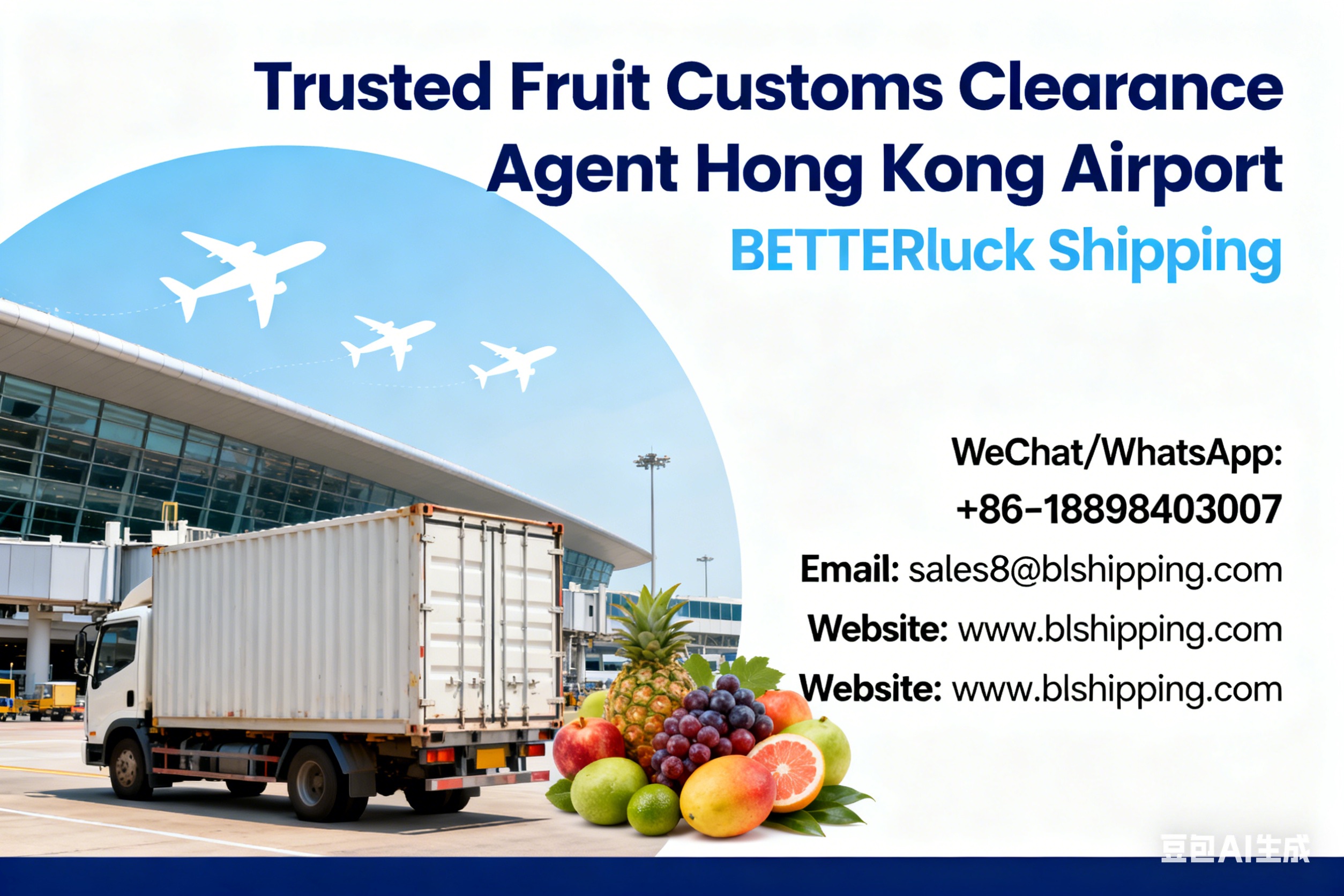 Trusted Fruit Customs Clearance Agent Hong Kong Airport