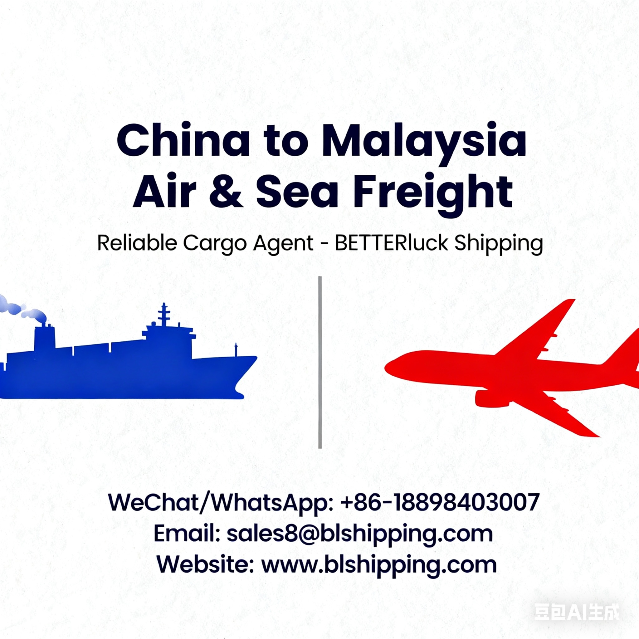from China to Malaysia Air & Sea Freight Reliable Cargo Agent
