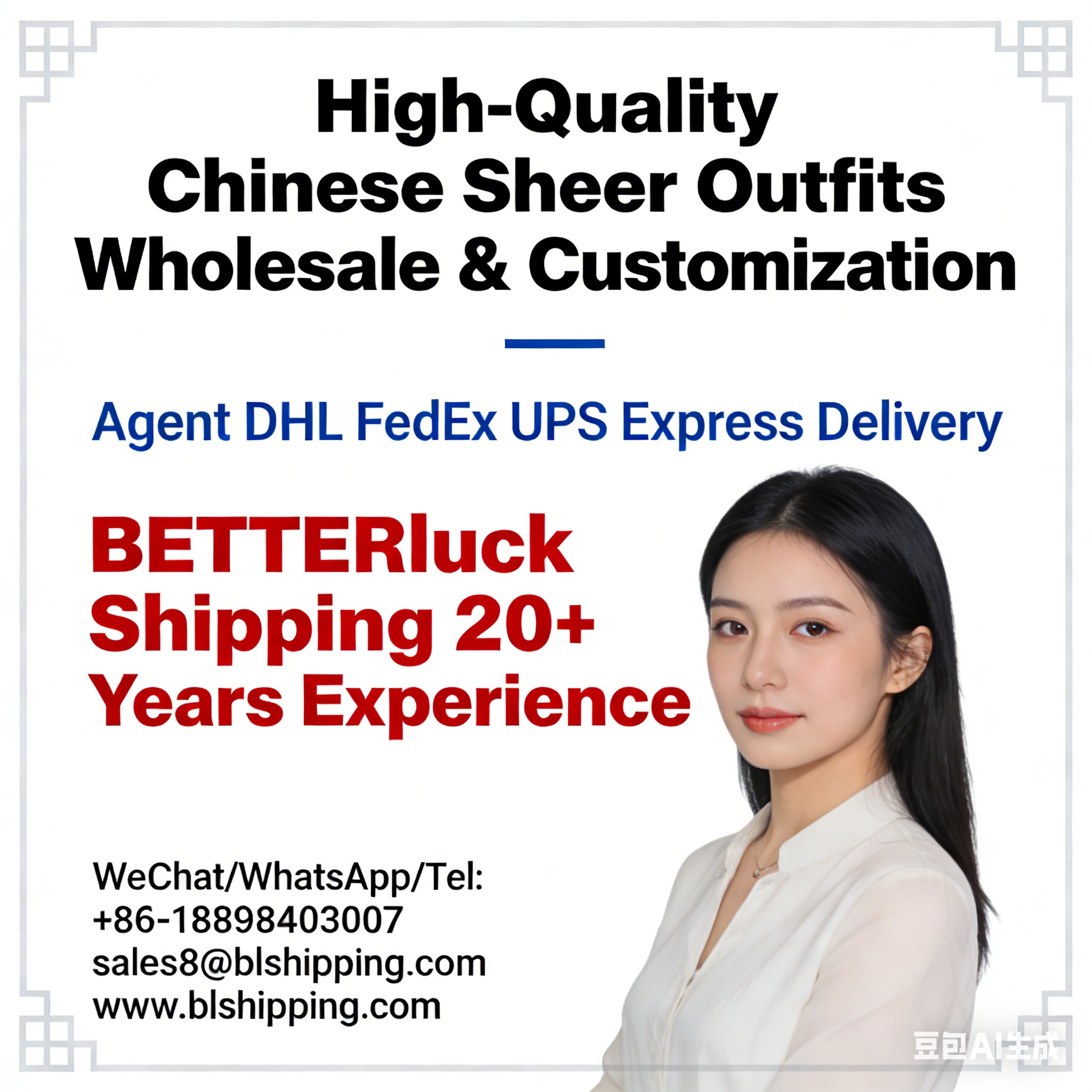 seller Sheer Outfits China cargo air courier express fast delivery
